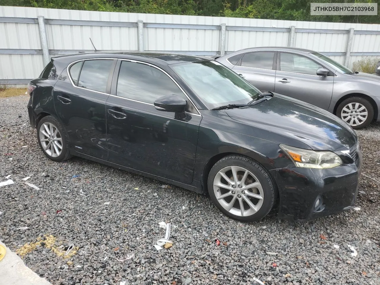 JTHKD5BH7C2103968 2012 Lexus Ct 200