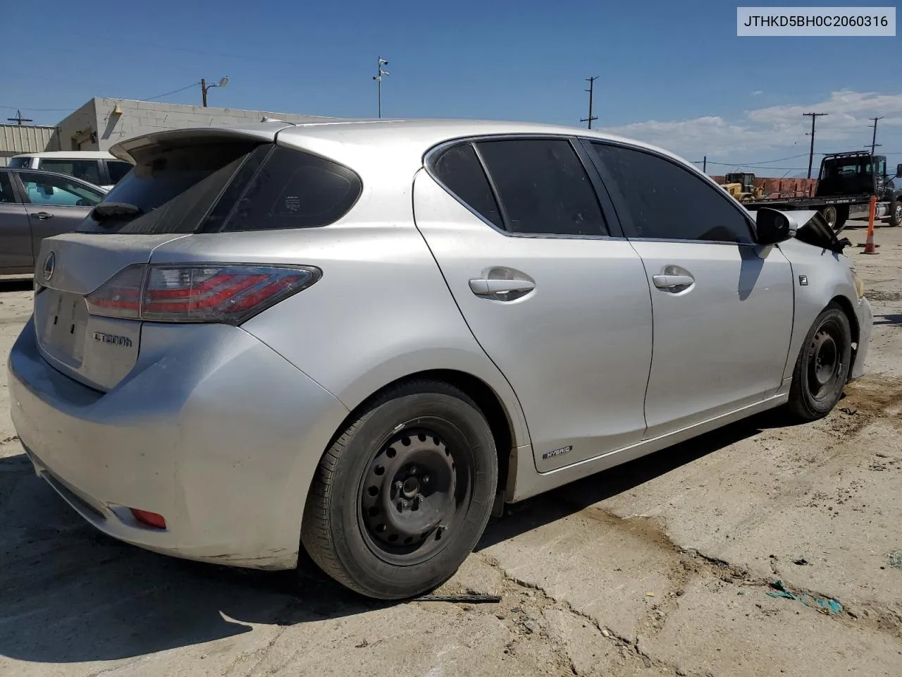 2012 Lexus Ct 200 VIN: JTHKD5BH0C2060316 Lot: 70264954