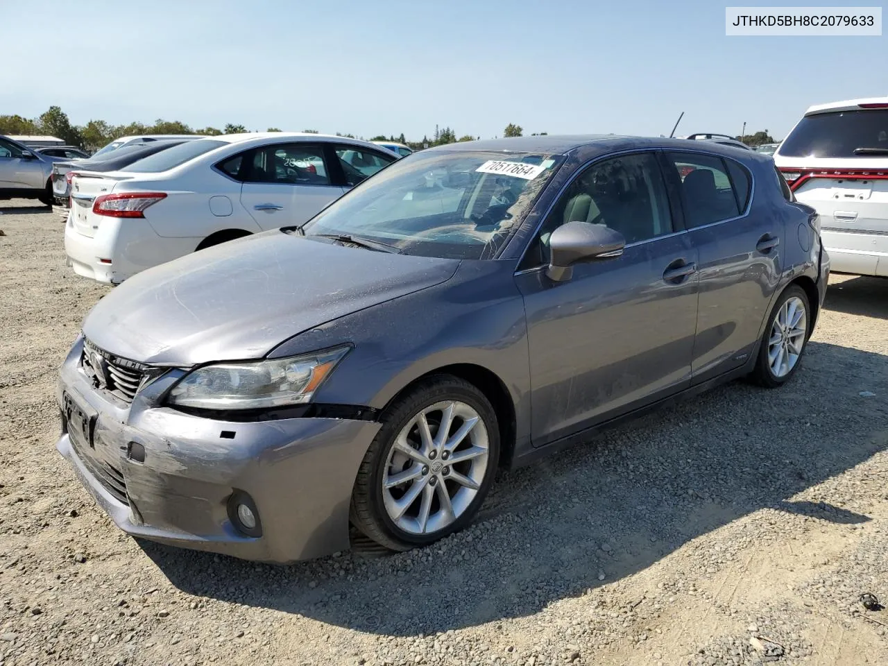 2012 Lexus Ct 200 VIN: JTHKD5BH8C2079633 Lot: 70517664