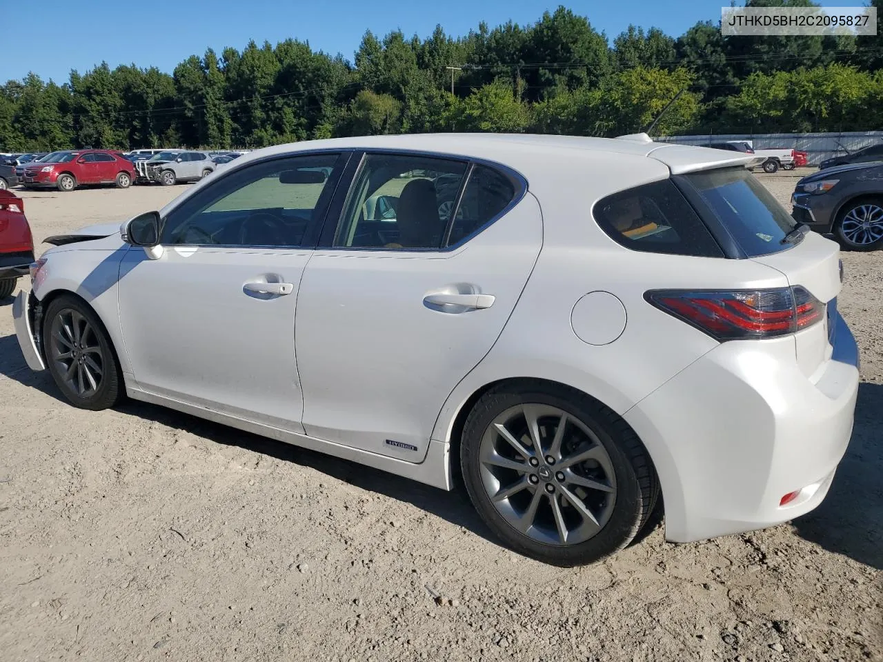 2012 Lexus Ct 200 VIN: JTHKD5BH2C2095827 Lot: 70531584