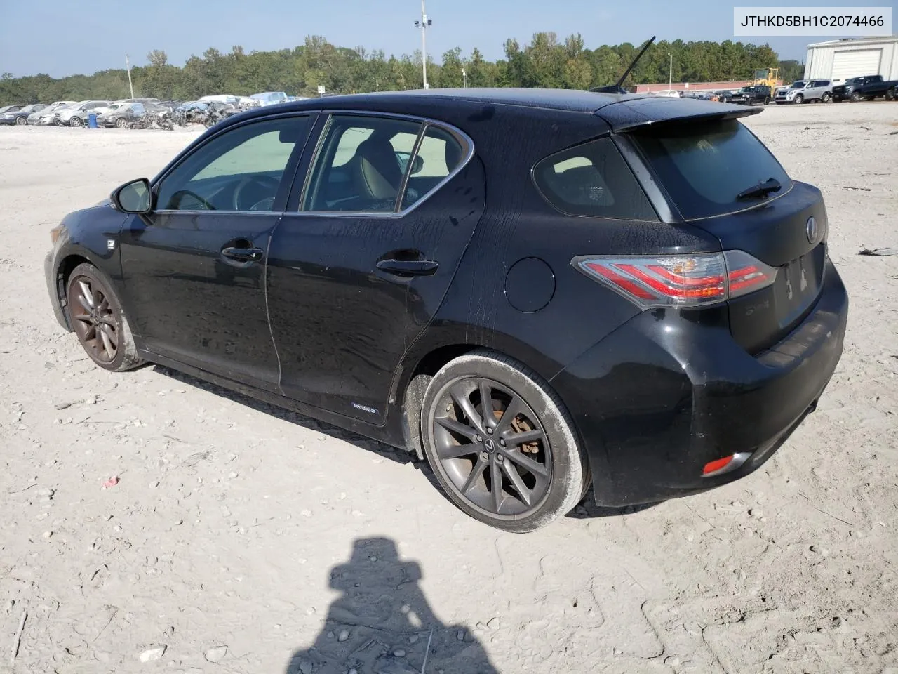 2012 Lexus Ct 200 VIN: JTHKD5BH1C2074466 Lot: 70601373