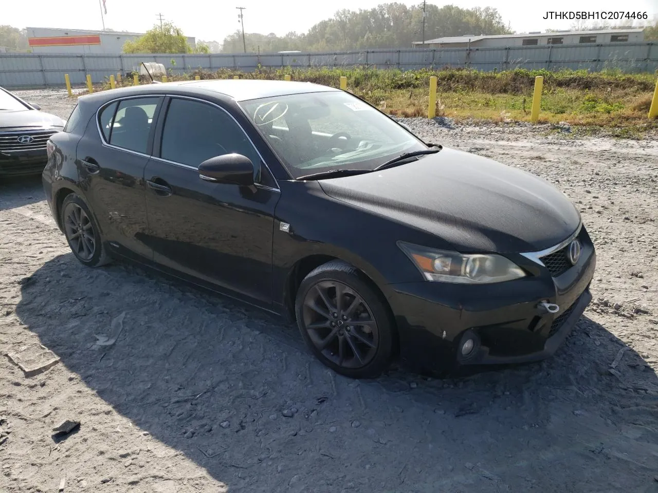 2012 Lexus Ct 200 VIN: JTHKD5BH1C2074466 Lot: 70601373