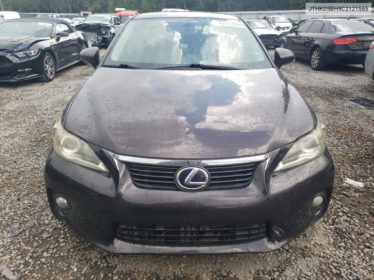 2012 Lexus Ct 200 VIN: JTHKD5BH9C2121565 Lot: 72212564