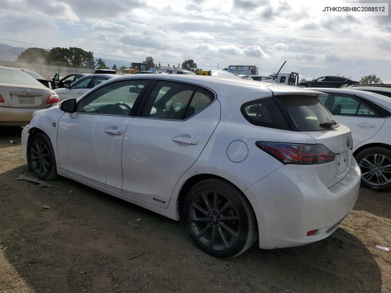 JTHKD5BH8C2088512 2012 Lexus Ct 200