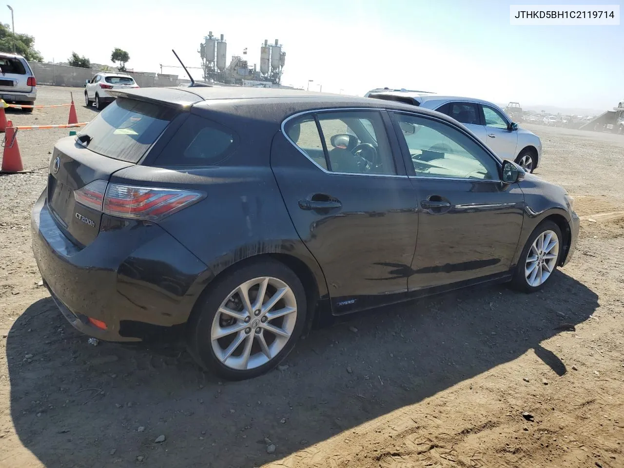 2012 Lexus Ct 200 VIN: JTHKD5BH1C2119714 Lot: 72472504