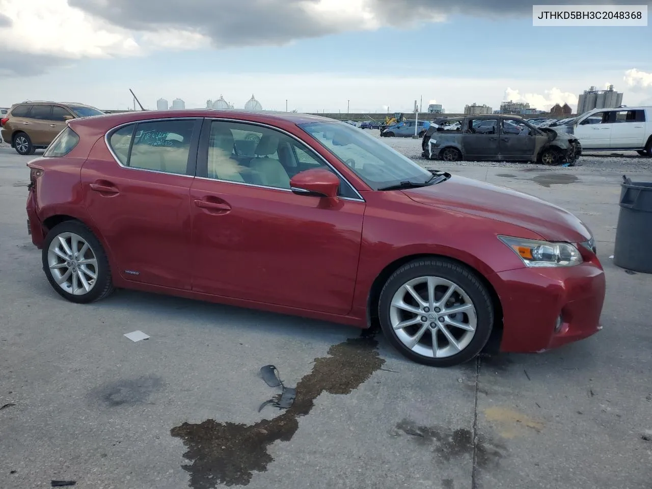 2012 Lexus Ct 200 VIN: JTHKD5BH3C2048368 Lot: 72952514