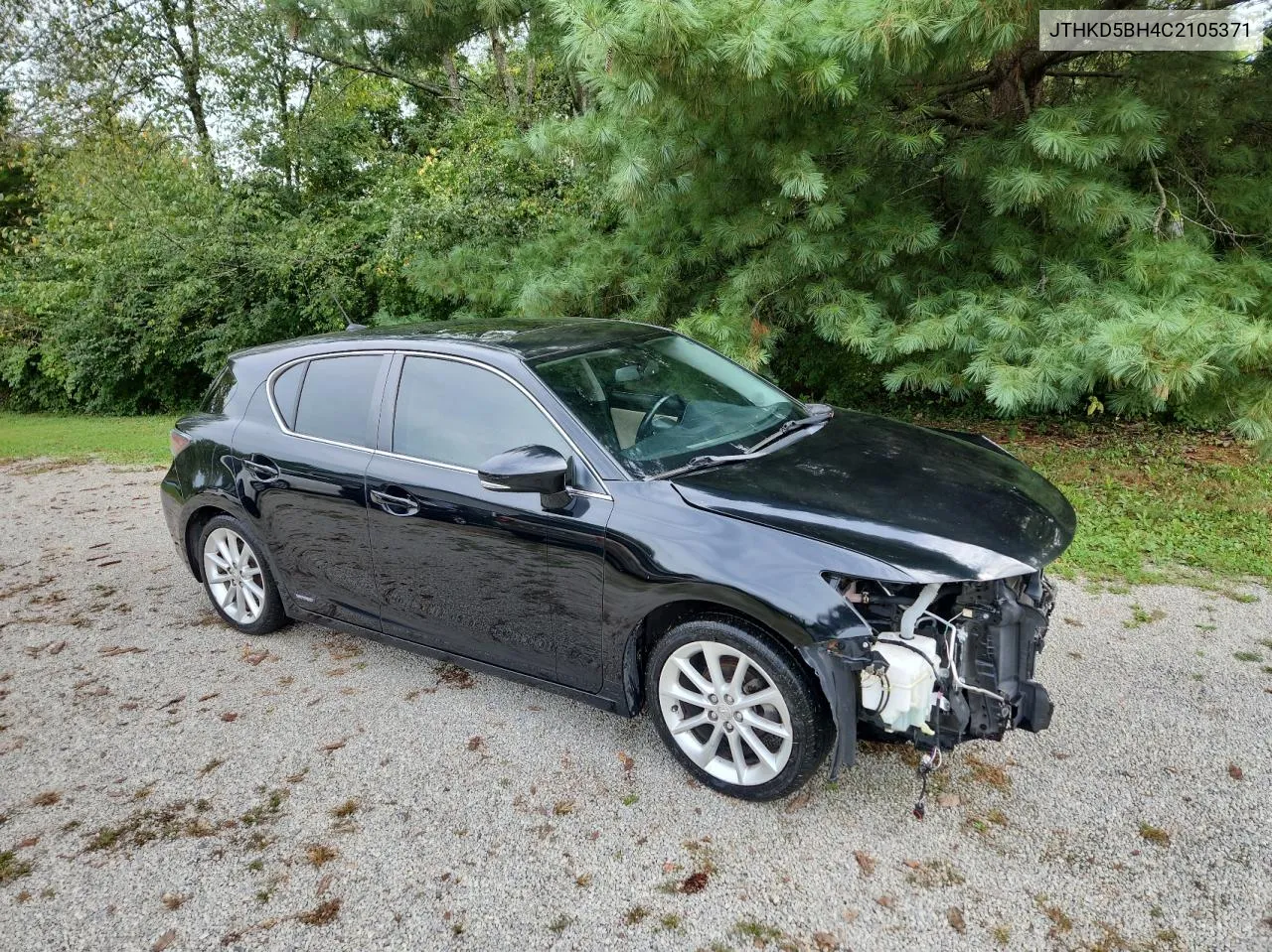 2012 Lexus Ct 200 VIN: JTHKD5BH4C2105371 Lot: 73416994