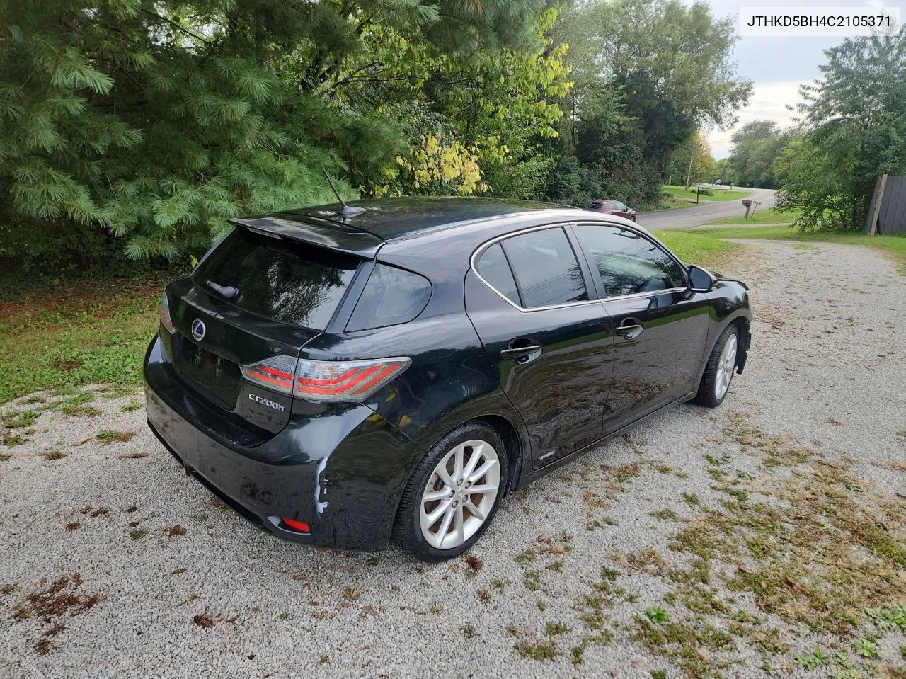 2012 Lexus Ct 200 VIN: JTHKD5BH4C2105371 Lot: 73416994