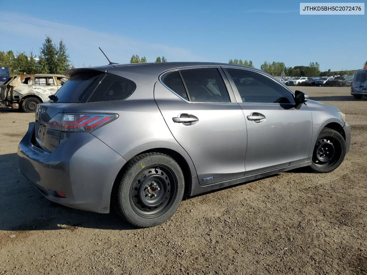 2012 Lexus Ct 200 VIN: JTHKD5BH5C2072476 Lot: 73675954