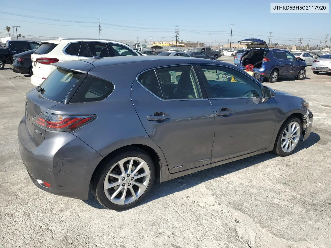 2012 Lexus Ct 200 VIN: JTHKD5BH5C2117920 Lot: 74055784