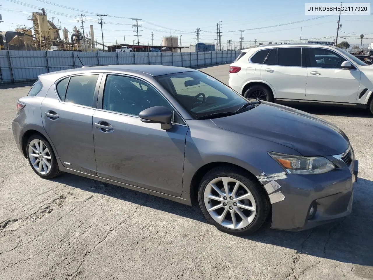 2012 Lexus Ct 200 VIN: JTHKD5BH5C2117920 Lot: 74055784