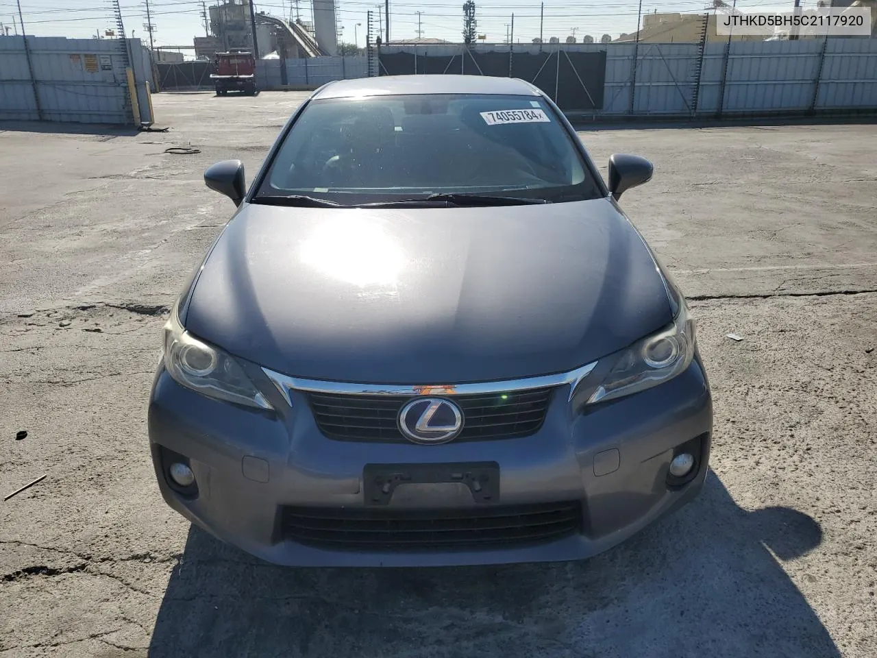 JTHKD5BH5C2117920 2012 Lexus Ct 200