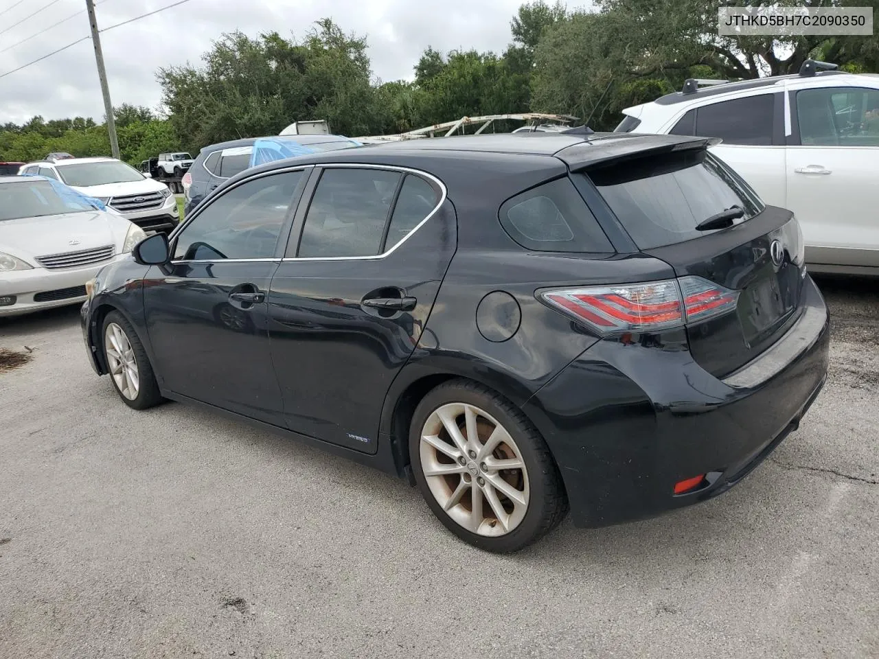 2012 Lexus Ct 200 VIN: JTHKD5BH7C2090350 Lot: 74766414