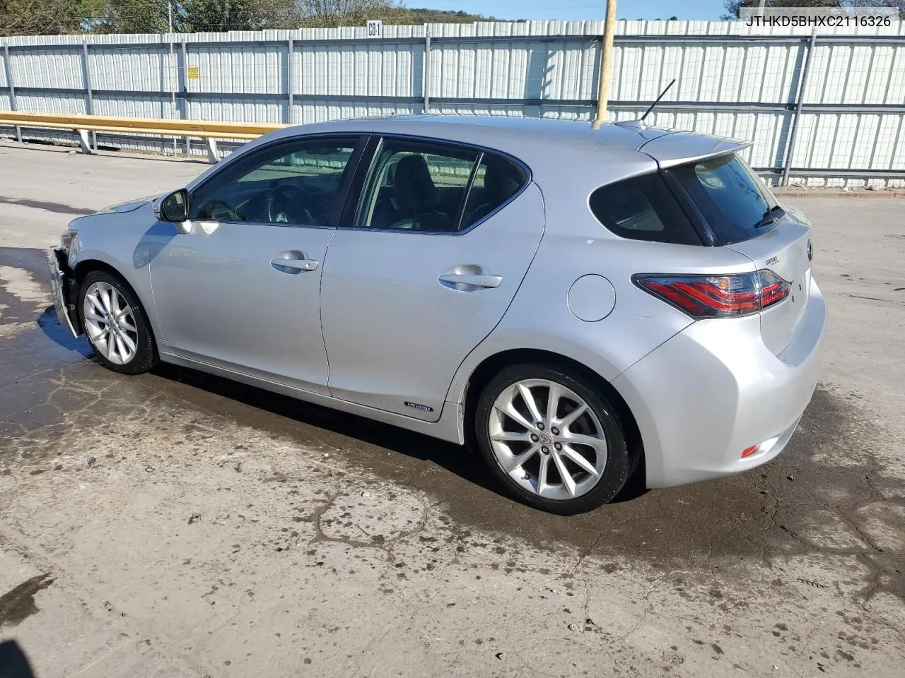 2012 Lexus Ct 200 VIN: JTHKD5BHXC2116326 Lot: 75746874