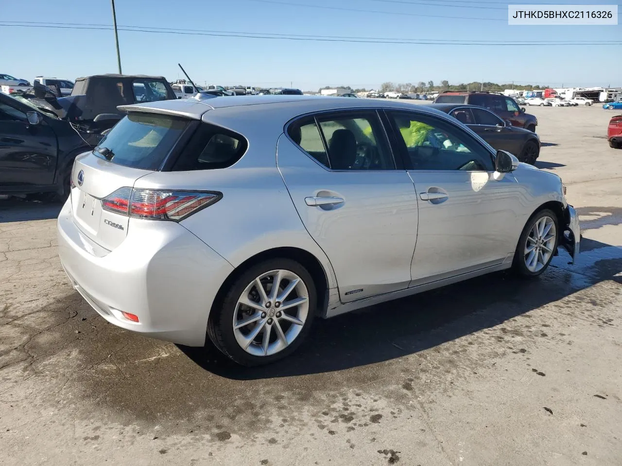 JTHKD5BHXC2116326 2012 Lexus Ct 200