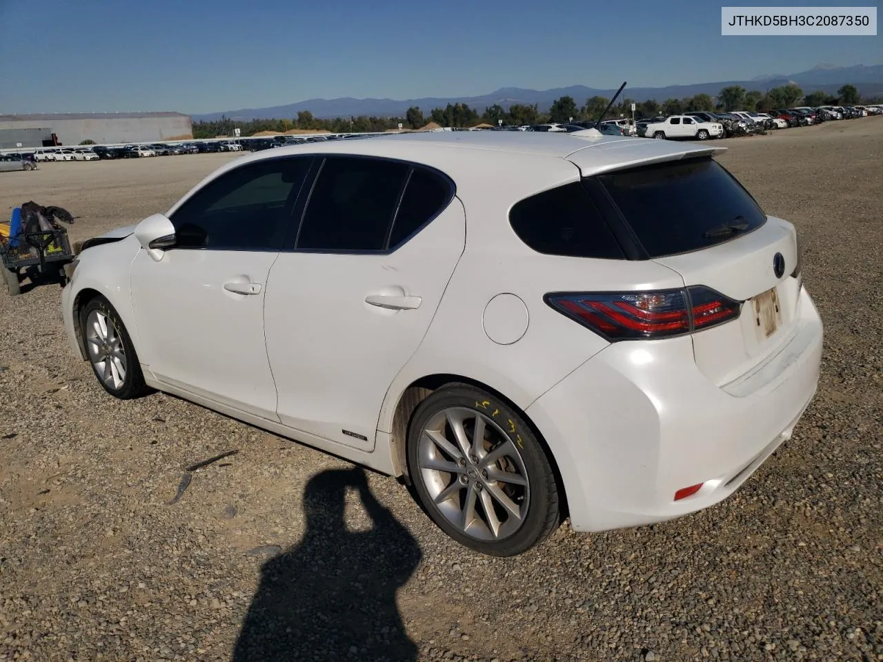 2012 Lexus Ct 200 VIN: JTHKD5BH3C2087350 Lot: 76606064