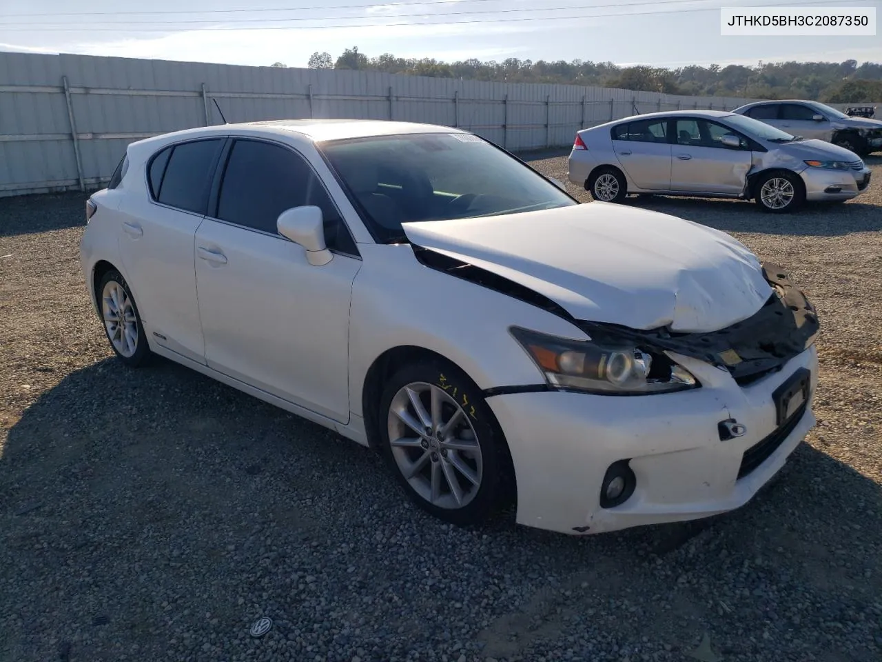 2012 Lexus Ct 200 VIN: JTHKD5BH3C2087350 Lot: 76606064