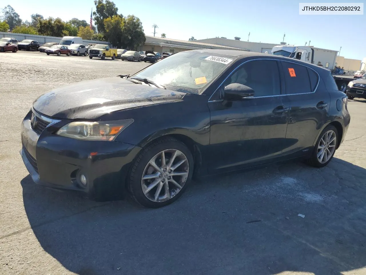 2012 Lexus Ct 200 VIN: JTHKD5BH2C2080292 Lot: 76638344