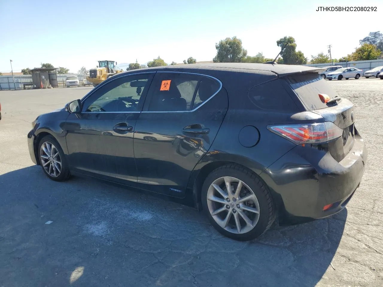 2012 Lexus Ct 200 VIN: JTHKD5BH2C2080292 Lot: 76638344