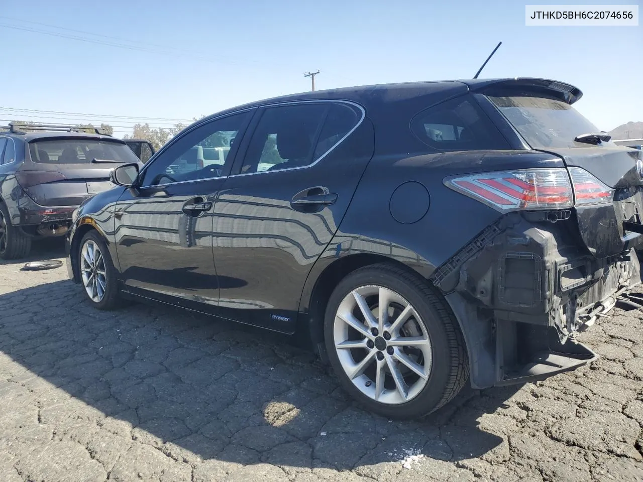 2012 Lexus Ct 200 VIN: JTHKD5BH6C2074656 Lot: 76731664