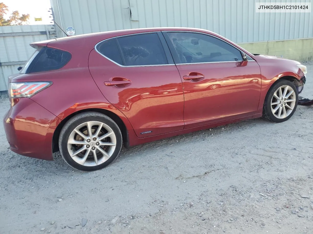 JTHKD5BH1C2101424 2012 Lexus Ct 200