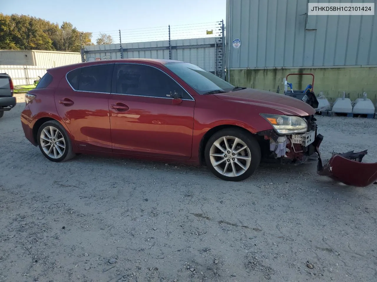 JTHKD5BH1C2101424 2012 Lexus Ct 200