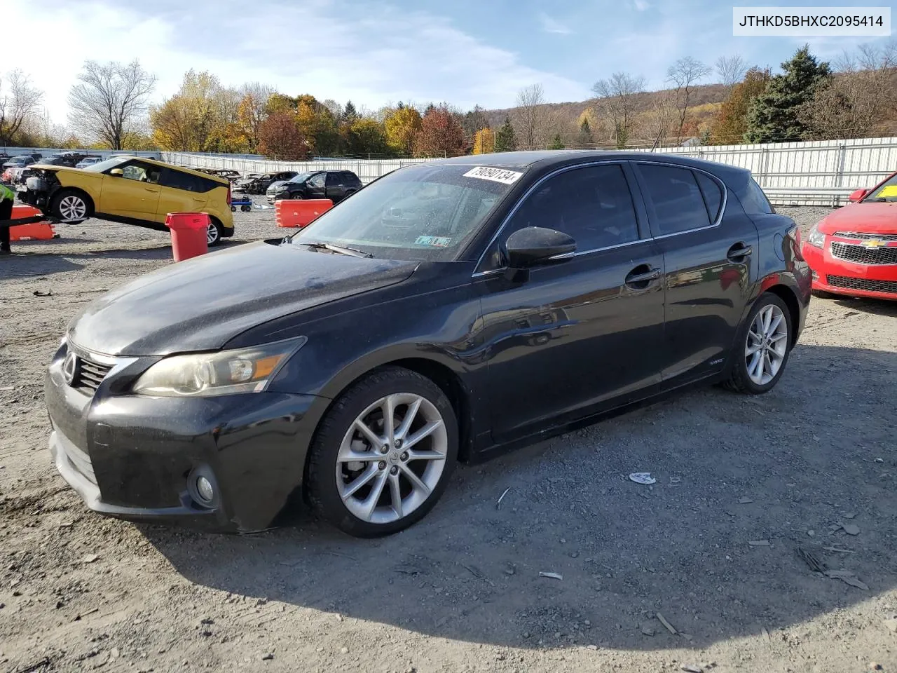 2012 Lexus Ct 200 VIN: JTHKD5BHXC2095414 Lot: 79090134