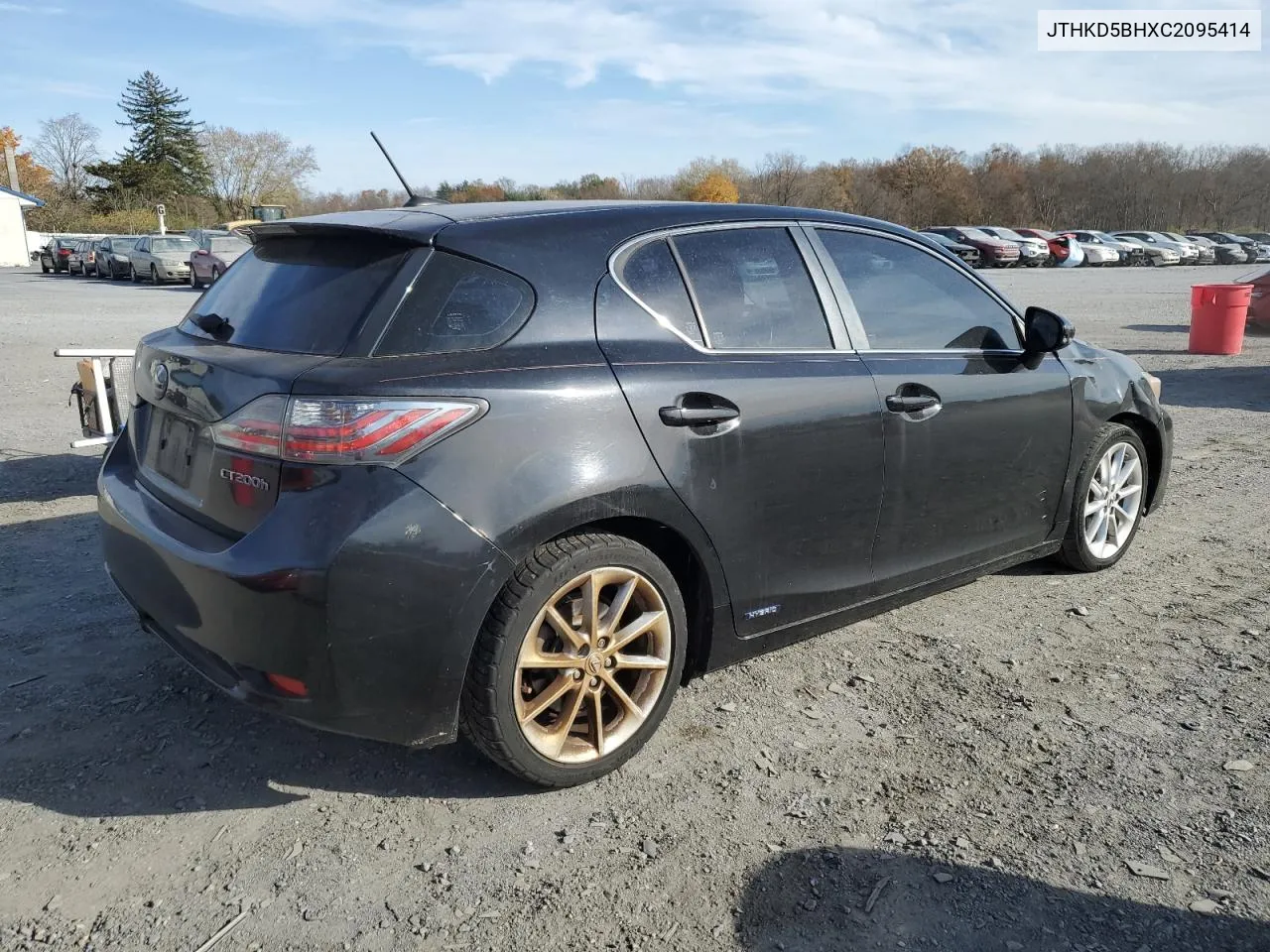 2012 Lexus Ct 200 VIN: JTHKD5BHXC2095414 Lot: 79090134