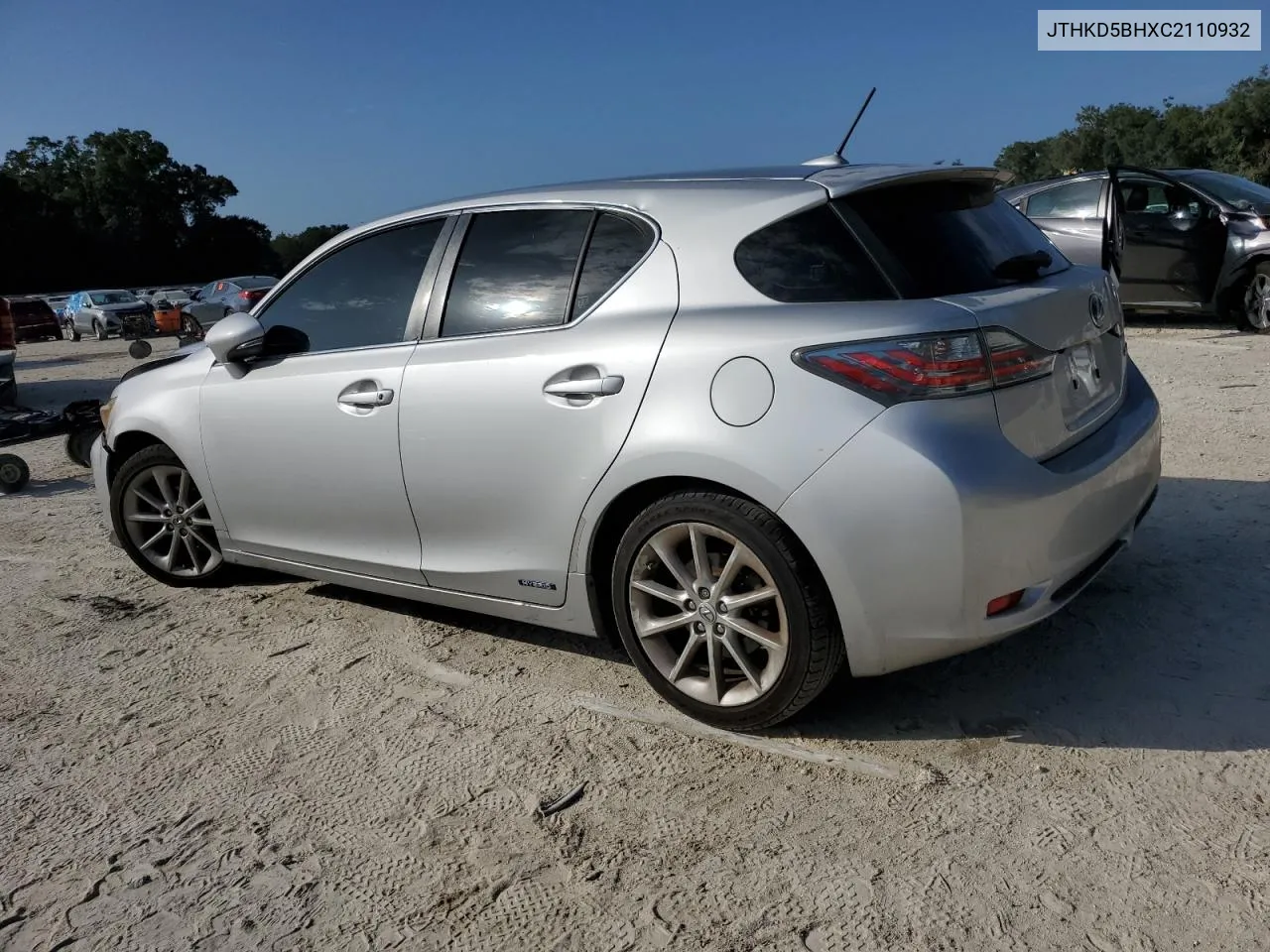 2012 Lexus Ct 200 VIN: JTHKD5BHXC2110932 Lot: 80366764