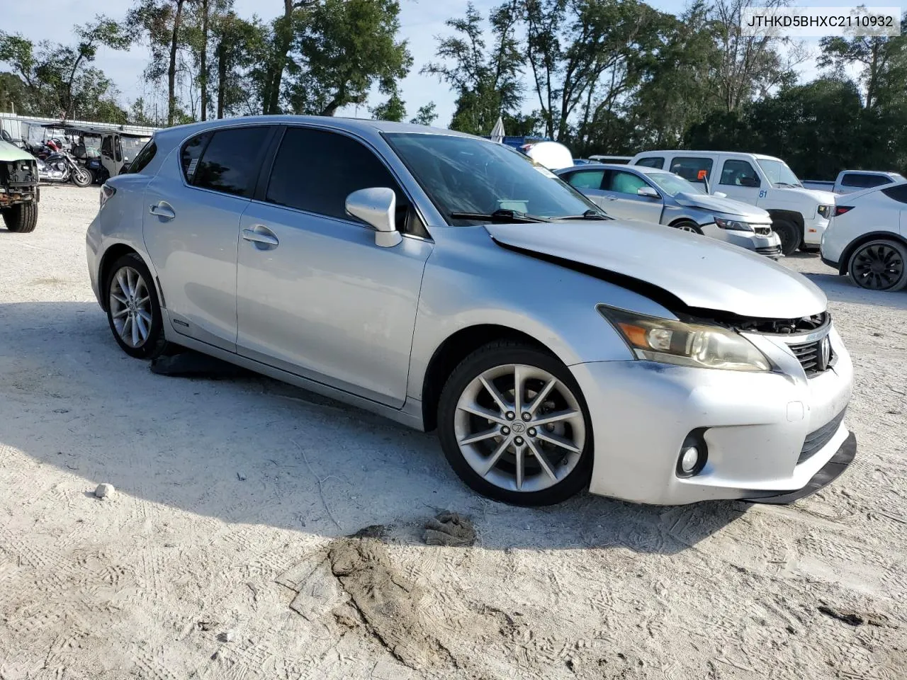 2012 Lexus Ct 200 VIN: JTHKD5BHXC2110932 Lot: 80366764