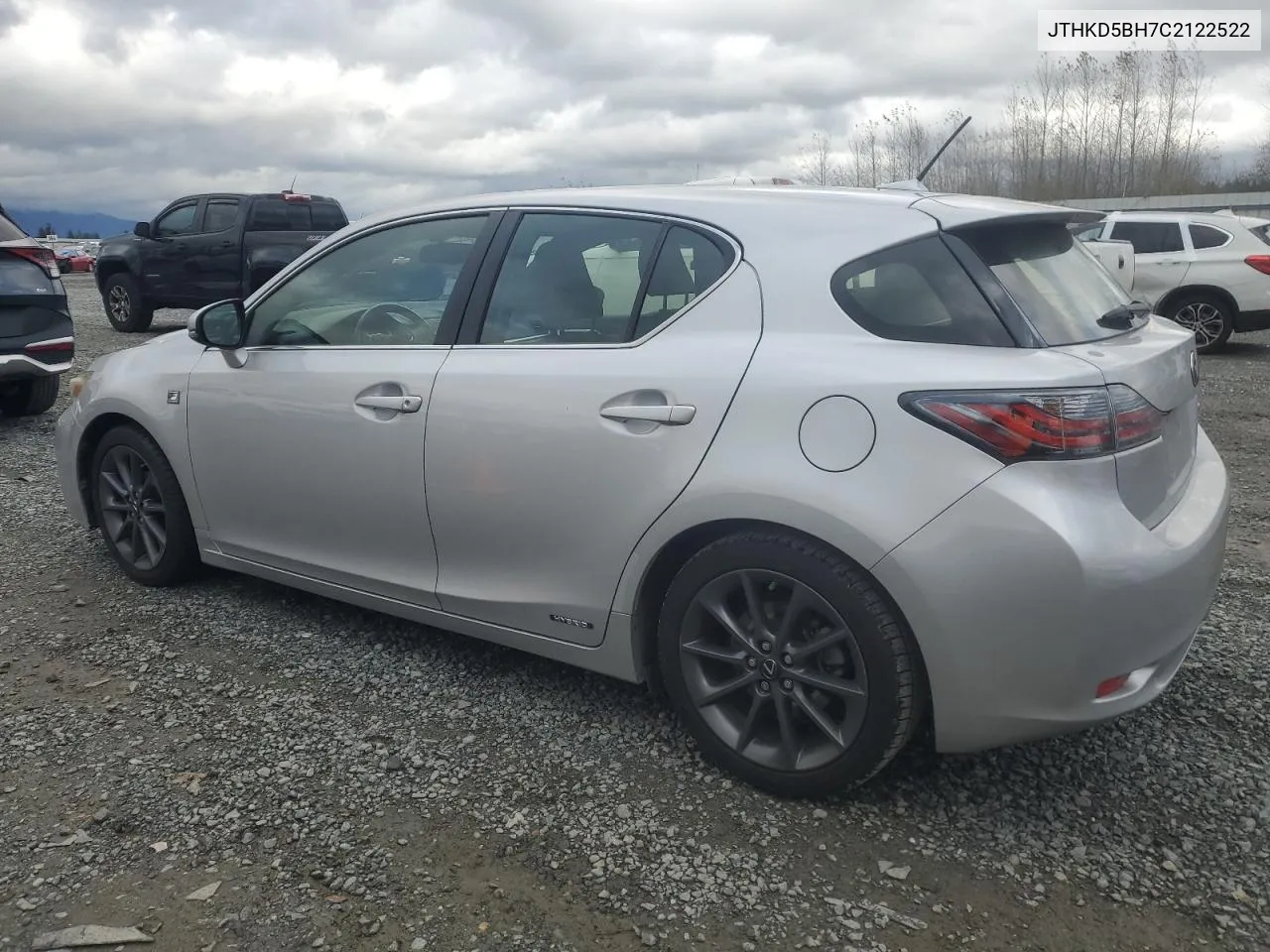 2012 Lexus Ct 200 VIN: JTHKD5BH7C2122522 Lot: 80700204