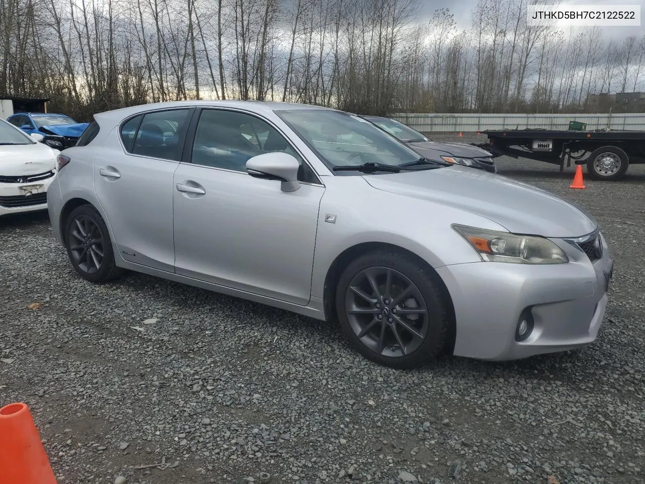 2012 Lexus Ct 200 VIN: JTHKD5BH7C2122522 Lot: 80700204