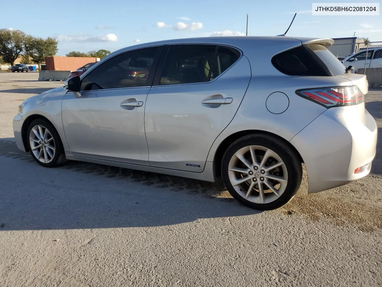 2012 Lexus Ct 200 VIN: JTHKD5BH6C2081204 Lot: 81105264