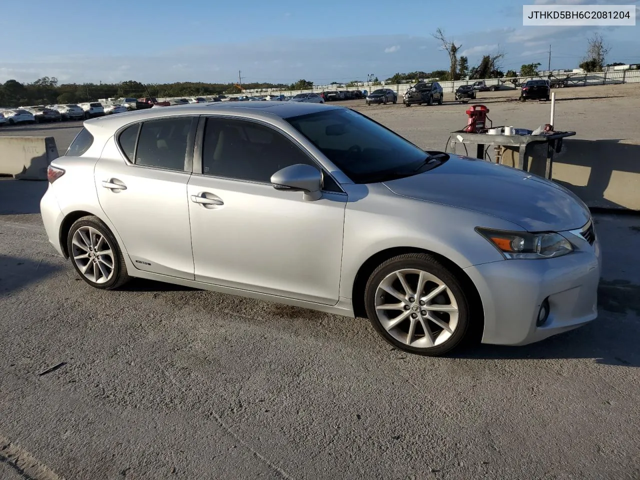 2012 Lexus Ct 200 VIN: JTHKD5BH6C2081204 Lot: 81105264