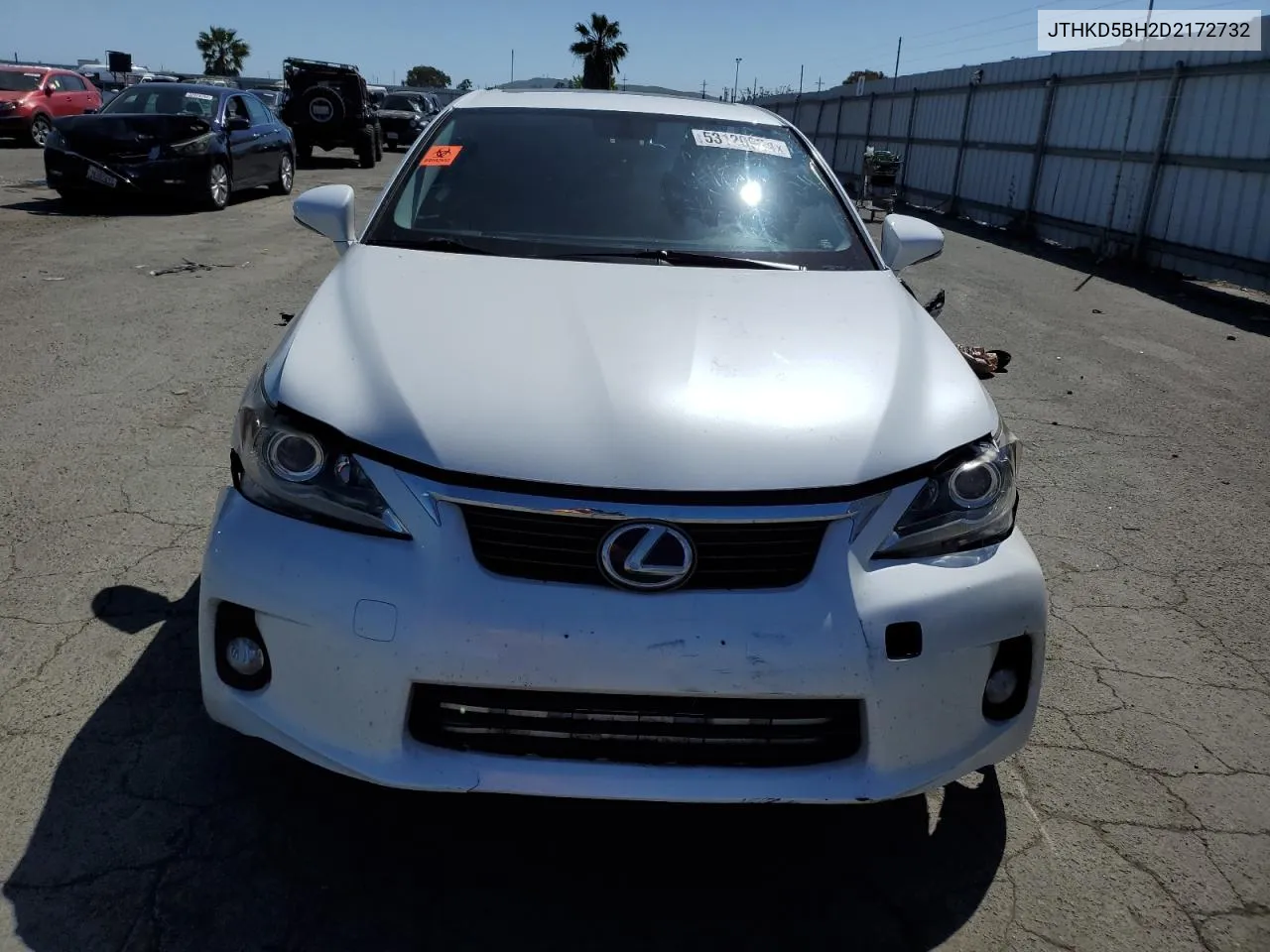 JTHKD5BH2D2172732 2013 Lexus Ct 200