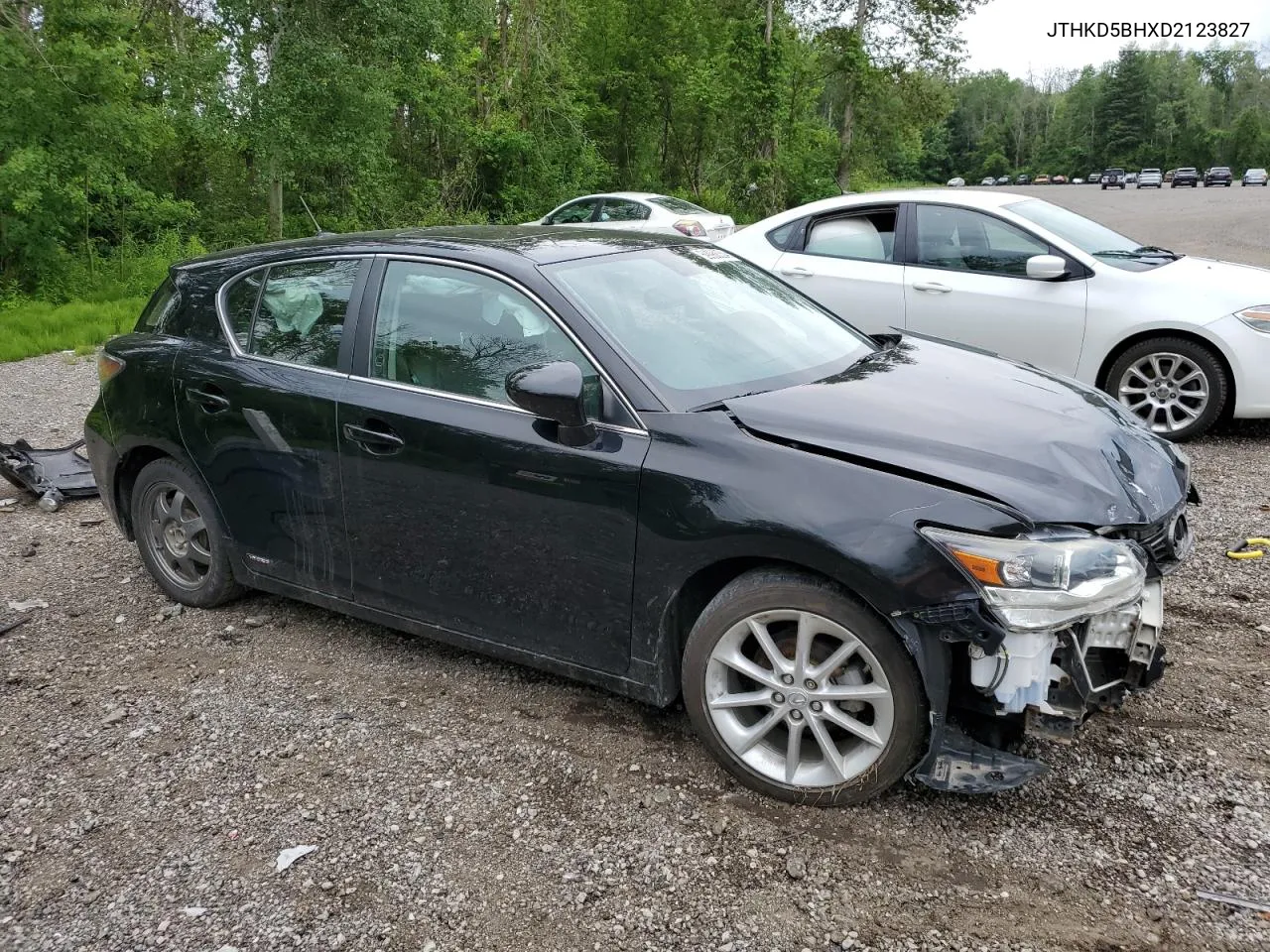 2013 Lexus Ct 200 VIN: JTHKD5BHXD2123827 Lot: 59988354