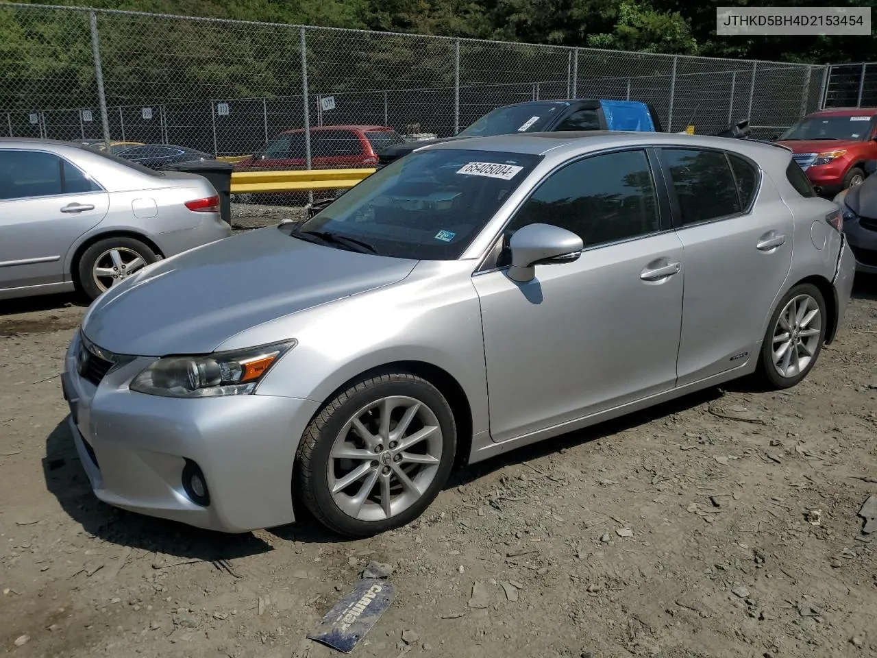 2013 Lexus Ct 200 VIN: JTHKD5BH4D2153454 Lot: 65405004