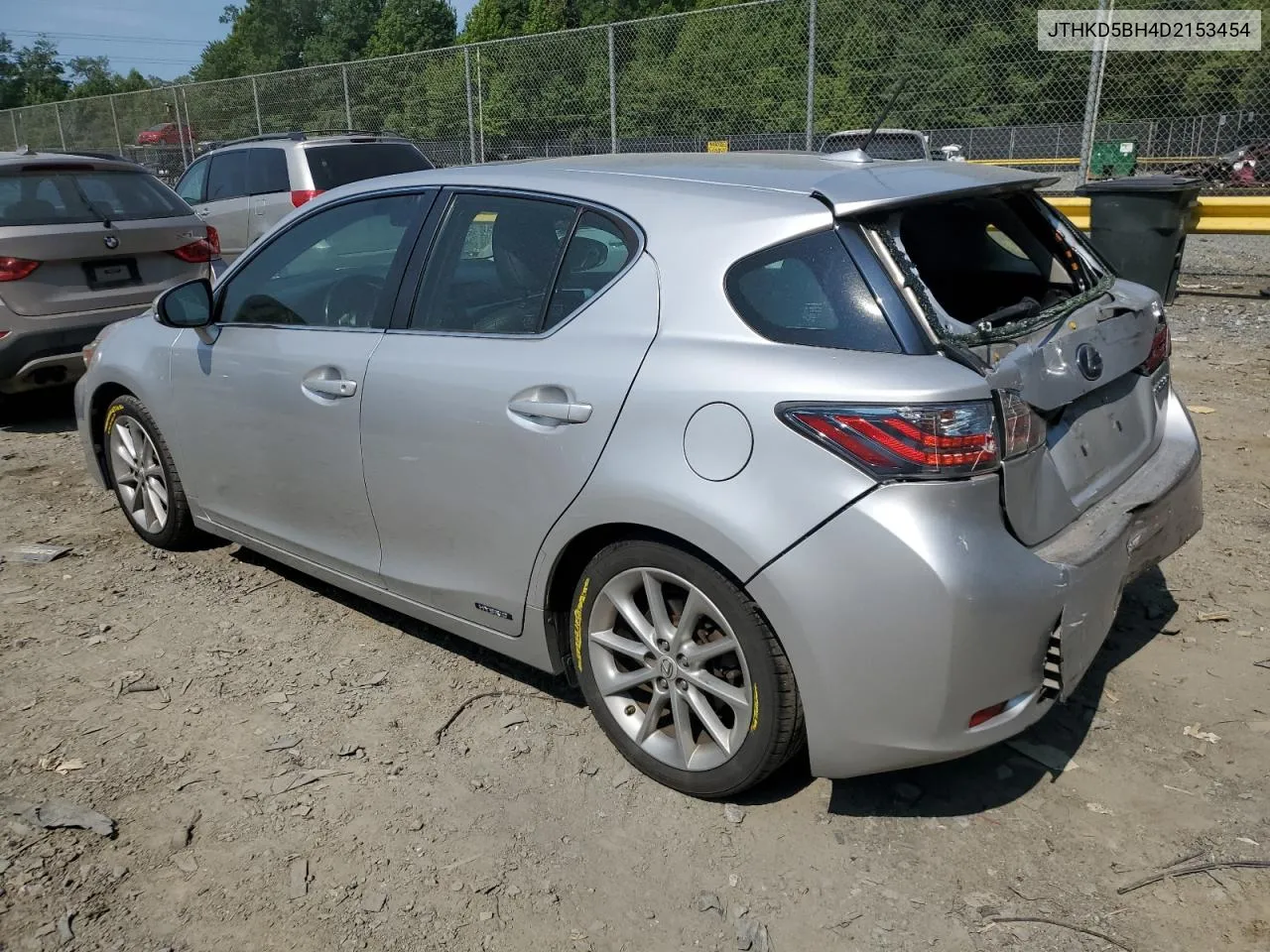 2013 Lexus Ct 200 VIN: JTHKD5BH4D2153454 Lot: 65405004