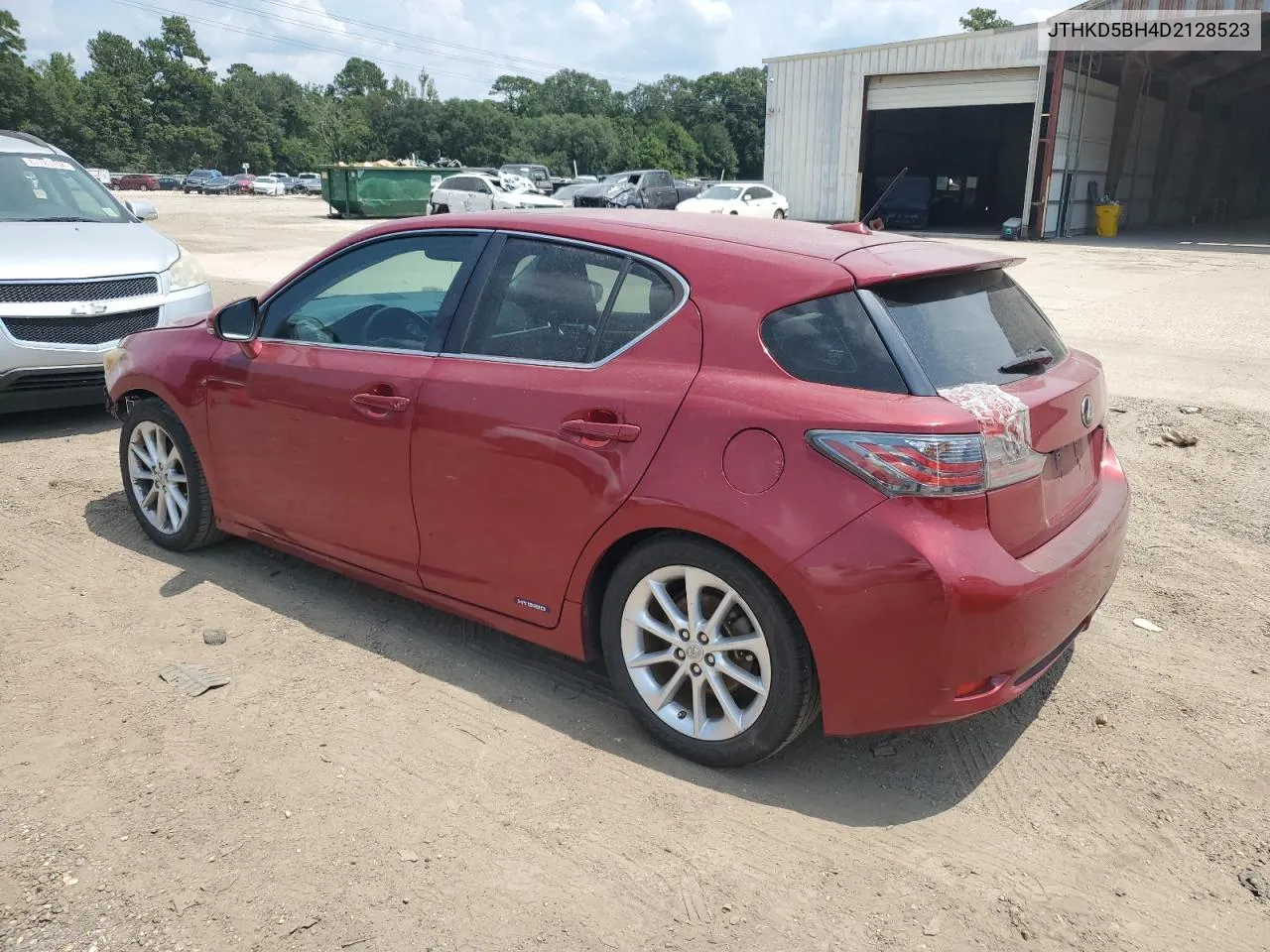 2013 Lexus Ct 200 VIN: JTHKD5BH4D2128523 Lot: 67309524