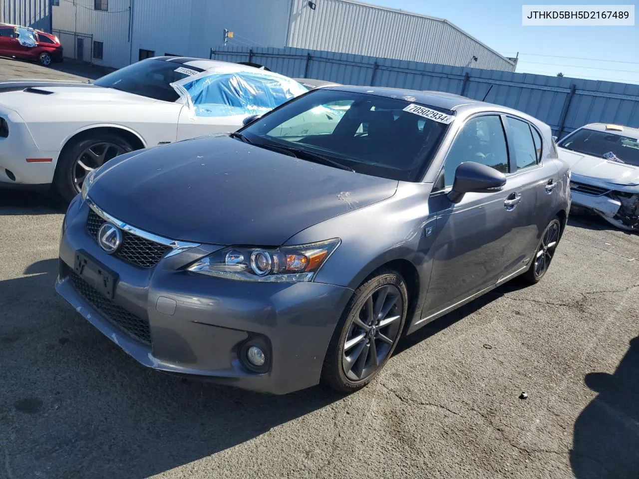 2013 Lexus Ct 200 VIN: JTHKD5BH5D2167489 Lot: 70502934