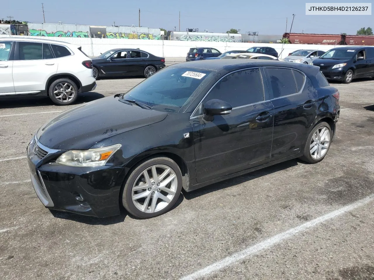 2013 Lexus Ct 200 VIN: JTHKD5BH4D2126237 Lot: 70725504