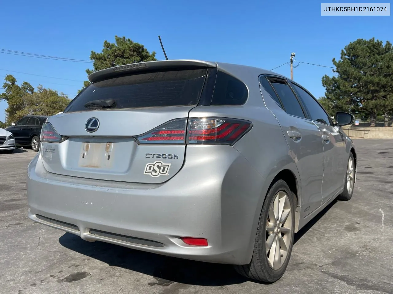 2013 Lexus Ct 200 VIN: JTHKD5BH1D2161074 Lot: 71841134