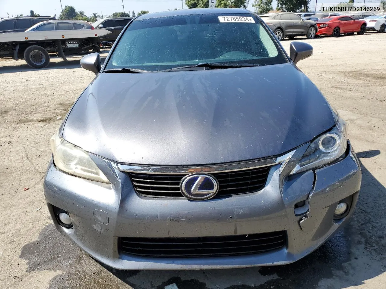 JTHKD5BH7D2146269 2013 Lexus Ct 200