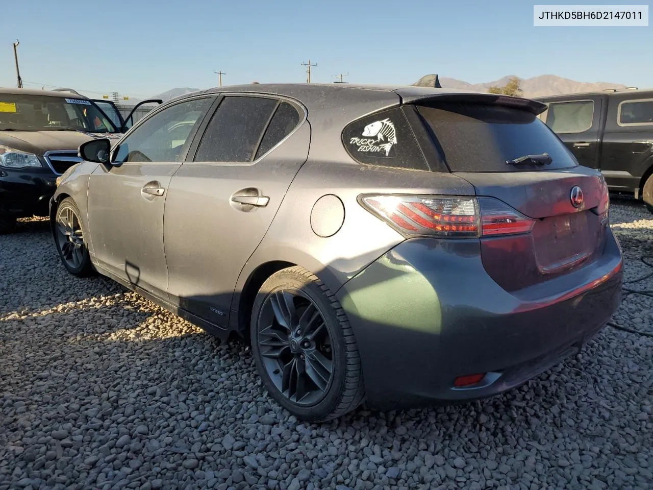 2013 Lexus Ct 200 VIN: JTHKD5BH6D2147011 Lot: 73771364