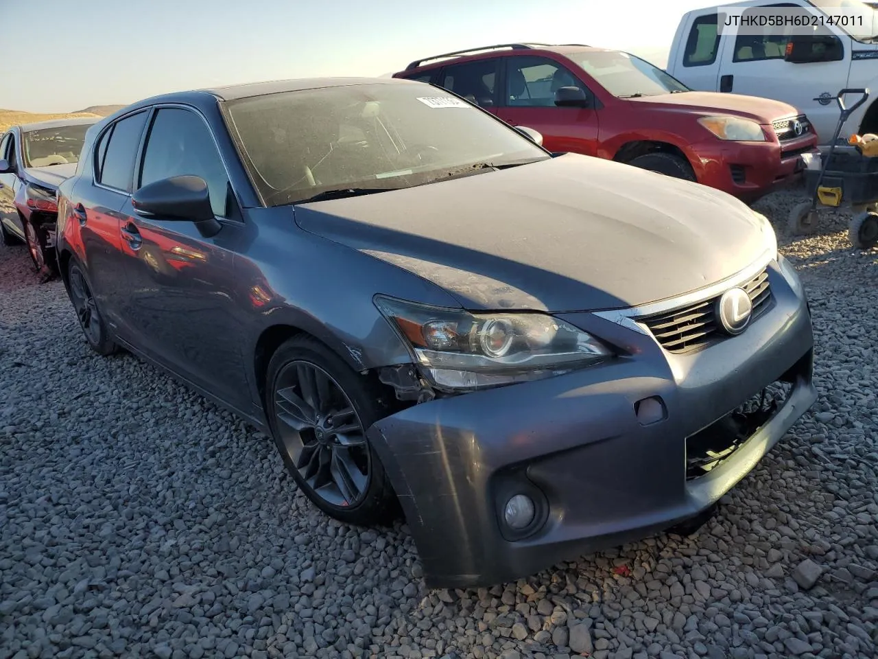 2013 Lexus Ct 200 VIN: JTHKD5BH6D2147011 Lot: 73771364