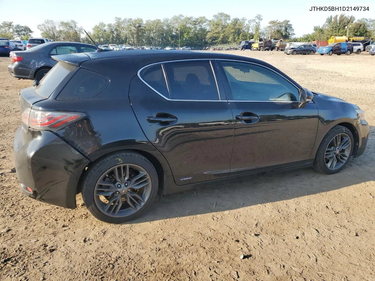 2013 Lexus Ct 200 VIN: JTHKD5BH1D2149734 Lot: 74881194