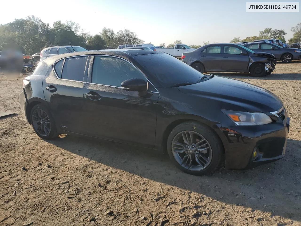 2013 Lexus Ct 200 VIN: JTHKD5BH1D2149734 Lot: 74881194