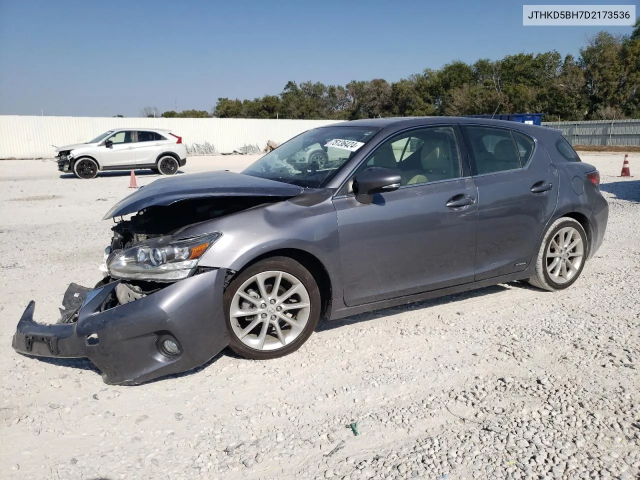 2013 Lexus Ct 200 VIN: JTHKD5BH7D2173536 Lot: 75136424