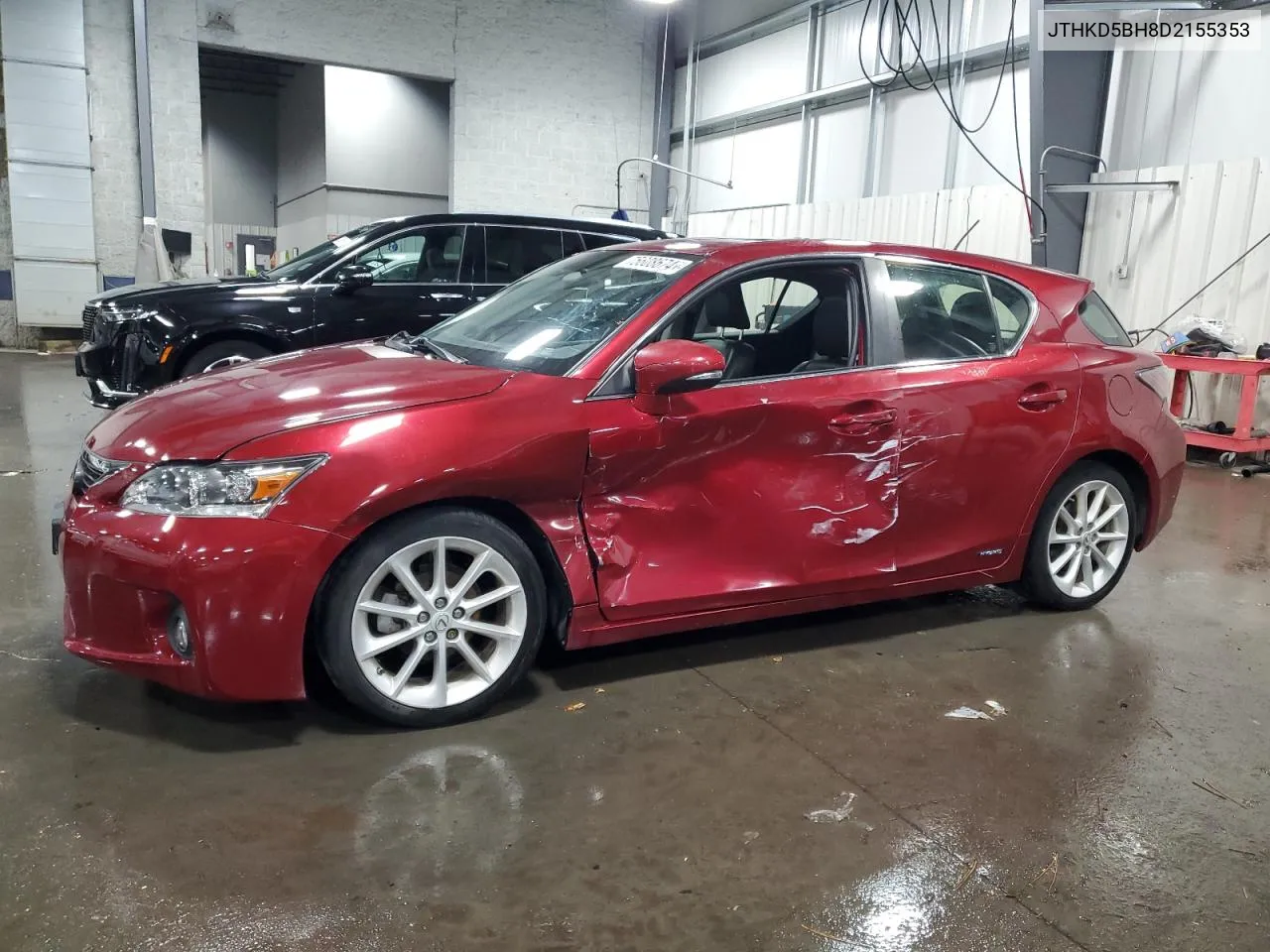 2013 Lexus Ct 200 VIN: JTHKD5BH8D2155353 Lot: 75608674