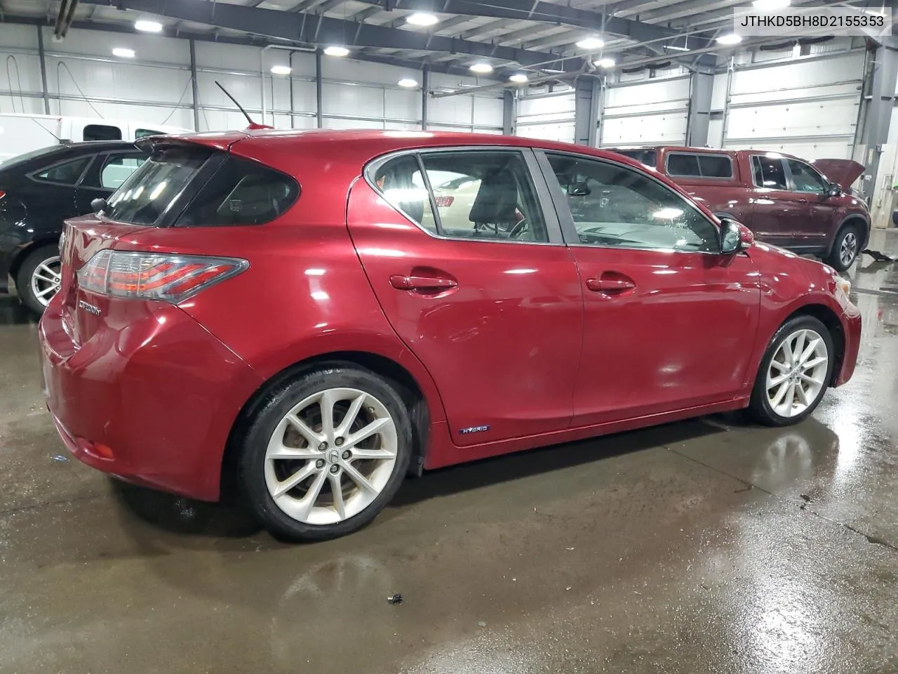 2013 Lexus Ct 200 VIN: JTHKD5BH8D2155353 Lot: 75608674